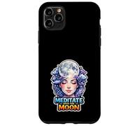 Méditation Lunaire Pleine Conscience spirituelle Bien-être Spirituel Coque pour iPhone 11 Pro Max