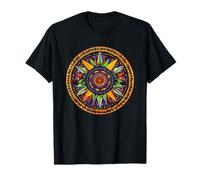 Méditation Mandala Sacré Sunburst T-Shirt