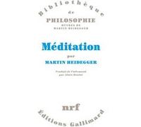 Méditation Martin Heidegger (Auteur), Alain Boutot (Traduction)