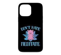 Méditation Ne détestez Pas Meditez Piggies Coque pour iPhone 13 Pro Max
