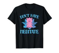 Méditation Ne détestez Pas Meditez Piggies T-Shirt Graphique avec Valeur