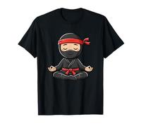 Méditation Ninja Yoga Mindfulness Warrior T-Shirt