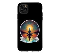 Méditation paisible Yoga Pose Relaxation Respirez l'esprit Calme Coque pour iPhone 11 Pro Max