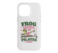 Méditation Pilates Reformer-Girl Frog-Toad Yoga Pilates Coque pour iPhone 14 Pro Max