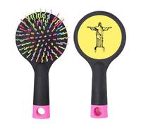 Meditation Savior Faith Miséricordieux Portrait Salon Brosse à cheveux démêlante Base coussin