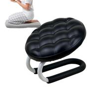 Meditation Seat, Ergonomic Sitting Stool with Cushion 10.83x10.83x9.45 inches, Comfortable Kneeler Chair for Mindfulness Practice, Yoga Zen Reading Relaxation for Kids Seniors Beginners Office Use