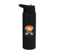 Méditation sereine dans la conception de la nature Stainless Steel Insulated Water Bottle