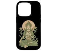 Méditation sereine déesse spirituelle Yoga Mindfulness Art Coque pour iPhone 14 Pro