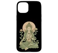 Méditation sereine déesse spirituelle Yoga Mindfulness Art Coque pour iPhone 15 Plus