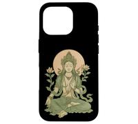 Méditation sereine déesse spirituelle Yoga Mindfulness Art Coque pour iPhone 16 Pro