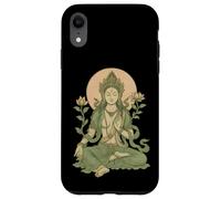 Méditation sereine déesse spirituelle Yoga Mindfulness Art Coque pour iPhone XR