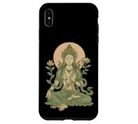 Méditation sereine déesse spirituelle Yoga Mindfulness Art Coque pour iPhone XS Max
