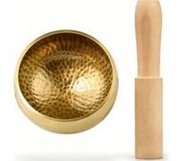 Meditation Sound Bowl Handcrafted in Nepal, Tibetan Singing Bowls Set, For Yoga, Meditation, Mindfulness,Singing Bowls, Healing & Chakra balancing