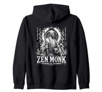 Méditation spirituelle Zen Moine Silence is Thunder Sweat à Capuche