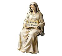 Meditation Statue, Blessed Mother Statues, Religious Spiritual Resin Handmade Figurine, Indoor Easter Centerpiece, Home Yoga Decoration for Holidays Birthdays Parties Offices Homes