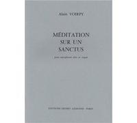 MEDITATION SUR UN SANCTUS