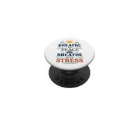 Méditation Yoga Breathe-in-Peace Pilates Sport Zen-Yoga PopSockets PopGrip Adhésif