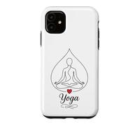 Méditation Yoga Heartbeat Pilates Spiritual-Sport Zen-Yoga Coque pour iPhone 11