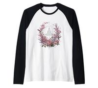 Meditation Yoga Lotus Colibri Floral Mandala Zen Manche Raglan