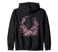Meditation Yoga Lotus Colibri Floral Mandala Zen Sweat à Capuche