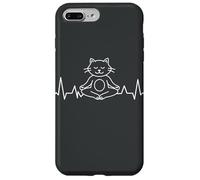 Méditation Yoga Mandala Cat Pilates Chat Coque pour iPhone 7 Plus/8 Plus