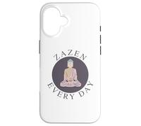 Méditation Zazen Every Day pour Les bouddhistes Zen Coque pour iPhone 16
