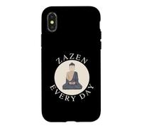 Méditation Zazen Every Day pour Les bouddhistes Zen Coque pour iPhone X/XS