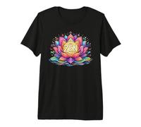 Méditation Zen Lotus Mindful T-Shirt Haut de Gamme