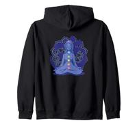 Méditation zen Yoga mandala paresseux Reiki Chaîne de chakra Sweat à Capuche