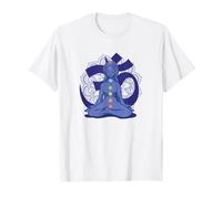 Méditation Zen Yoga Mandala Paresseux Reiki Chaîne de Chakra T-Shirt