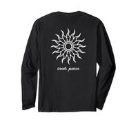 Méditations Esotérique Soleil Minimaliste Inner Peace Yoga Manche Longue