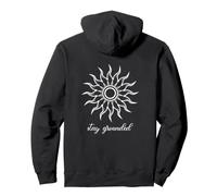 Méditations Esotérique Soleil Minimaliste Stay Grounded Yoga Sweat à Capuche
