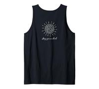 Méditations Esotérique Sonne Lineart Stay Grounded Yoga Débardeur