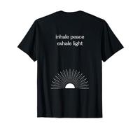 Méditations Esotérisme Lever du Soleil Inhale Peace Yoga T-Shirt