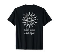 Méditations Ésotérisme Soleil Minimaliste Inhale Peace Yoga T-Shirt