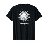 Méditations Esotérisme Soleil Visage Intérieur Peace Yoga T-Shirt