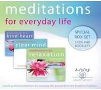 Meditations for Everyday Life Box Set: Meditations for a Kind Heart, Clear Mind, and Relaxation (Living Meditation) by Geshe Kelsang Gyatso (2009-12-01)