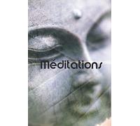 Méditations: journal pour tout style de méditation (fiches+citations) - cadeau spécial pour méditant - outil pratique - 100 pages - 15.24 x 22.86 cm (6x9 po)