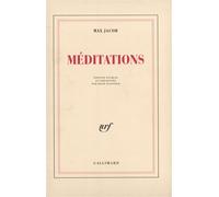 Méditations - - Max Jacob - Gallimard - Livre