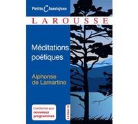 Alphonse de Lamartine – Méditations poétiques – 1820, Extraits – Larousse
