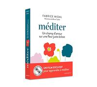 Méditer: Un chant d'amour sur une fleur juste éclose