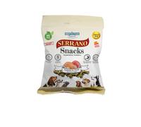 Mediterranean Natural Serrano | Collations pour chien | Prix de dressage | Semi-humide | différentes saveurs | 25 x 85 g | (25 x 85 g, saumon et thon)
