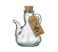Mediterraneo Bouteille d'huile d'olive catalane en verre recyclé Vert clair 250 ml