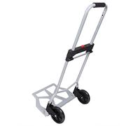 Meditool Diable Pliable, Charge Max de 100 kg, Chariot de Transport, Chariots de manutention pour Industriel/Voyage/Shopping, Argent