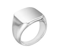 meditoys · Bague en acier inoxydable pour homme · Bague sigel · Largeur : 12,0 mm