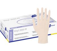 Meditrade® 1251M Meditrade® Gants unisexes à usage unique Vinyl 2000 PF blanc taille M 100 pces