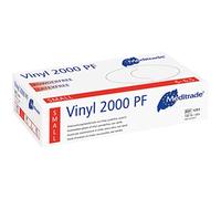 Meditrade 1251S Vinyl 2000 PF Gants d'examen en Vinyle, sans Poudre, Non Stériles, Taille S, Lot de 100 Gants