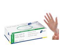 Meditrade 1251XL Vinyl 2000 Lot de 100 gants jetables en vinyle non-poudrés Taille XL