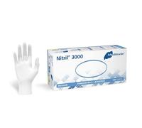Meditrade 1280XL Nitril Lot de 100 gants en nitrile jetables Taille XL