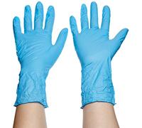 Meditrade 1282l nitrile Extra long Gants jetables Bleu (lot de 1 x 100)